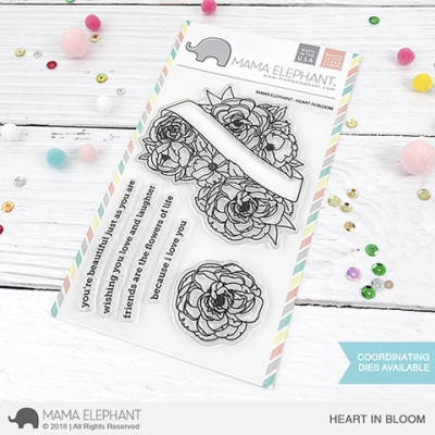 Heart in Bloom Stamp