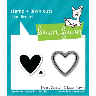 Heart Swatch Stamp and Die Set