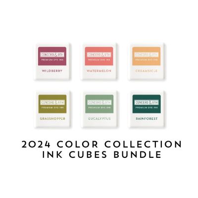 2024 Colour Collection - in cube collection by Concord and 9th UK Stockist, Seven Hills Crafts 5 star rated for customer service, speed of delivery and value