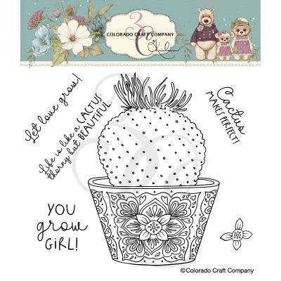 CCC Kris Lauren - Grow Girl Stamp