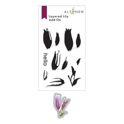 ALT Layered Lily Add On Stamp and Die set