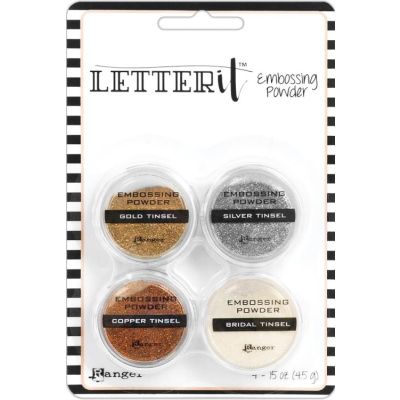 Letter It Embossing Powders Set - Tinsels