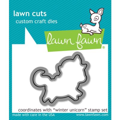 Winter Unicorn Lawn Cut