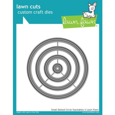 Small Dotted Circle Stackables Lawn Cuts