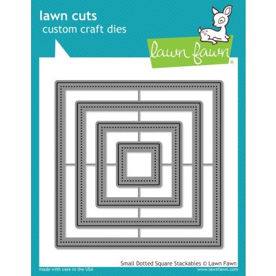 Small Dotted Square Stackables Lawn Cuts