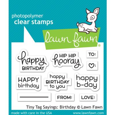 Tiny Tag Sayings:  Birthday