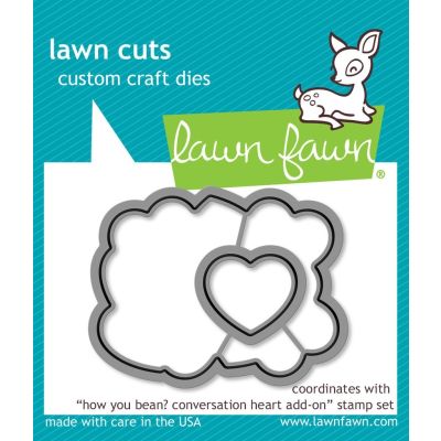 How You Bean?  Conversation Heart Add-On Die