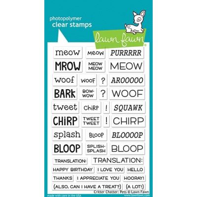 Critter Chatter Pets Stamp