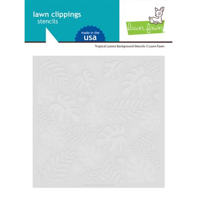 LF Tropical Leaves Background Stencils (pack of 2)