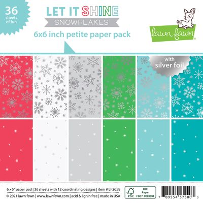 Let It Shine Snowflakes 6 x 6 Paper Pad