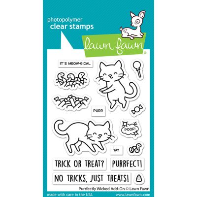 Purrfectly Wicked Add-On Stamp