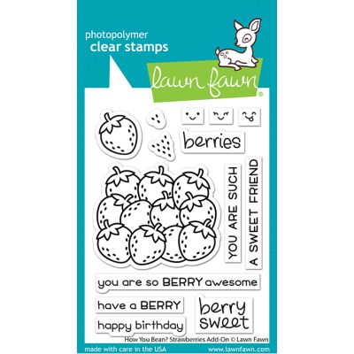 How You Bean?  Strawberries Add-On Stamp
