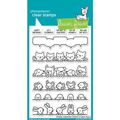 LF Simply Celebrate Critters Stamp