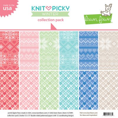 LF Knit Picky Winter - 12 x 12 collection pack