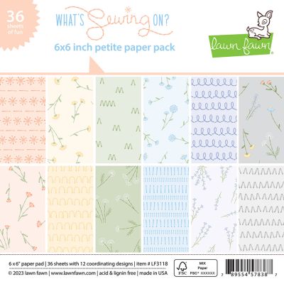 What's Sewing On  6 x 6 Paper Pad
