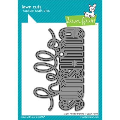 Lawn Fawn UK Stockist - Giant Hello Sunshine Die for paper crafting
seven hills crafts