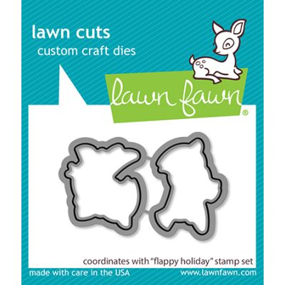 flappy holidays Die by Lawn Fawn at Seven Hills Crafts UK stockist 5 star rated for customer service, speed of delivery and value