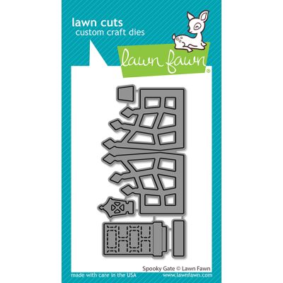 Spooky Gate Die by Lawn Fawn at Seven Hills Crafts UK stockist 5 star rated for customer service, speed of delivery and value