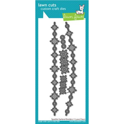 Sparkle Garland Die by Lawn Fawn at Seven Hills Crafts UK stockist 5 star rated for customer service, speed of delivery and value