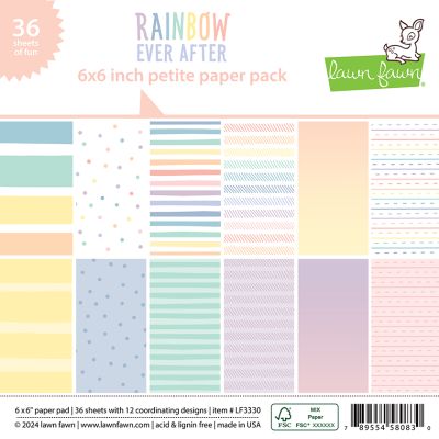 Lawn Fawn Rainbow Ever After Paper Pad