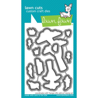 Kanga-riffic Add On die by Lawn Fawn, UK Stockist, Seven Hills Crafts 5 star rated for customer service, speed of delivery and value