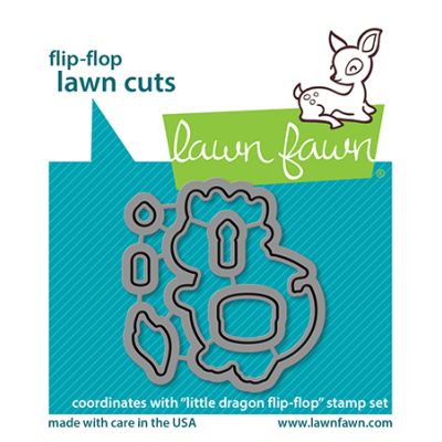 Lawn Fawn Little Dragon Flip-Flop Die