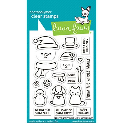 Lawn Fawn Frosty Family Add-on Stamp