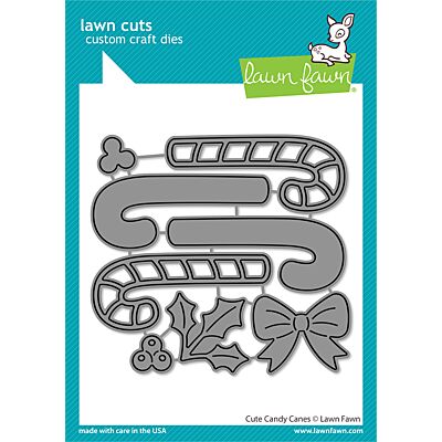 Lawn Fawn Cute Candy Canes Die