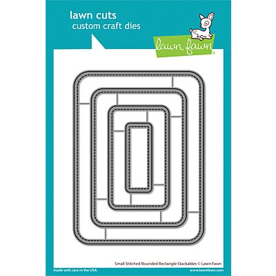 Lawn Fawn Large Stitched Rounded Rectangle Die