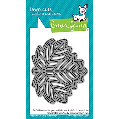 Lawn Fawn Ta-Da! Diorama Maple Leaf Window Add-on Die