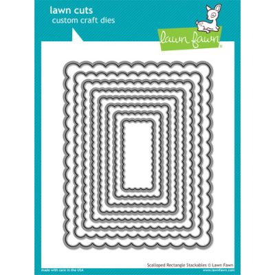 Scalloped Rectangle Stackables Lawn Cuts Image 1