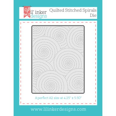 Lil Inker Designs Quilted Stitched Spirals Die