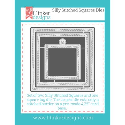 Lil Inker Designs Silly Stitched Squares Die
