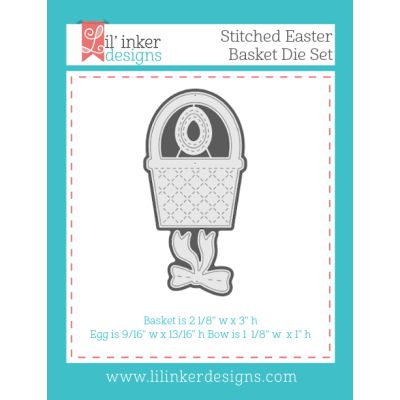 Lil Inker Designs Stitched Easter Basket Die