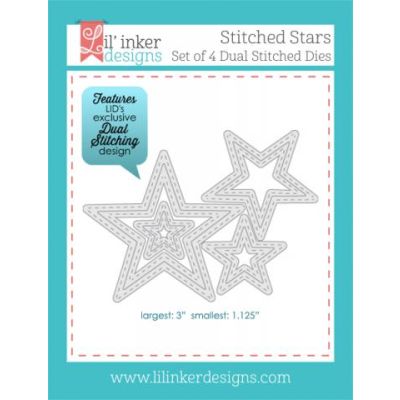 Lil Inker Designs Stitched Stars Die