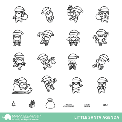 Little Santa Agenda Stamp Set