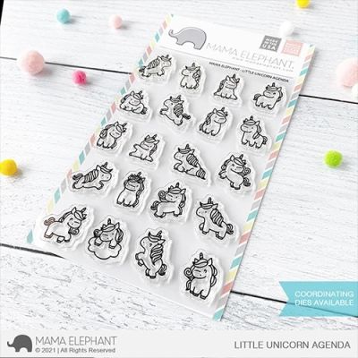 Little Unicorn Agenda Stamp