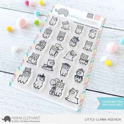 Little Llama Agenda Stamp