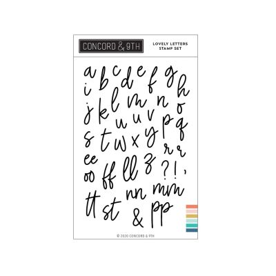 Lovely Letters Lowercase Stamp