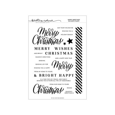 Kristina Werner Merry Christmas Builder Stamp