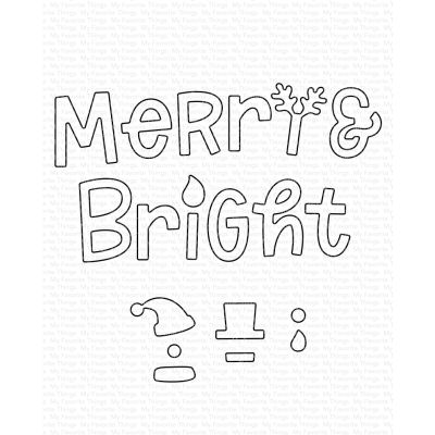 Merry and Bright With All The Trimmings Die