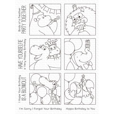 Picture Perfect Party Animals Stamp