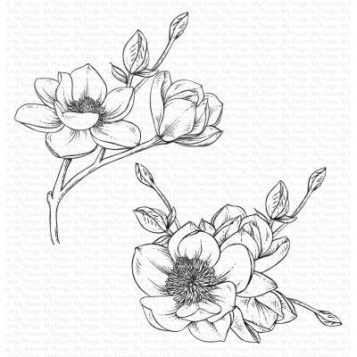 Magnolia Blossoms Stamp