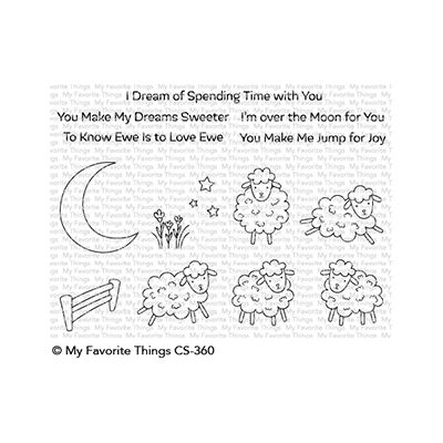 Over The Moon For Ewe Stamp