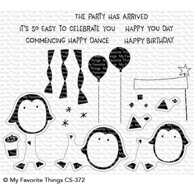 Party Penguins Stamp