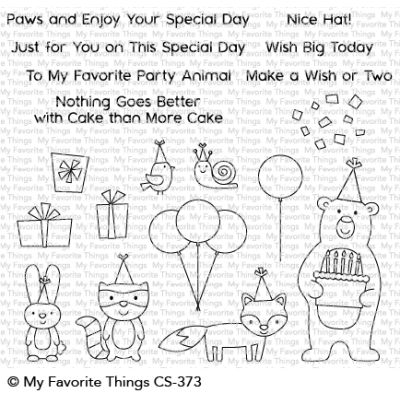 Birthday Bear & Friends Stamp