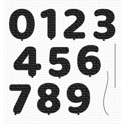 Pumped Up Numbers Stamp