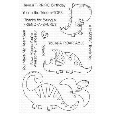 A-roar-able Friends Stamp