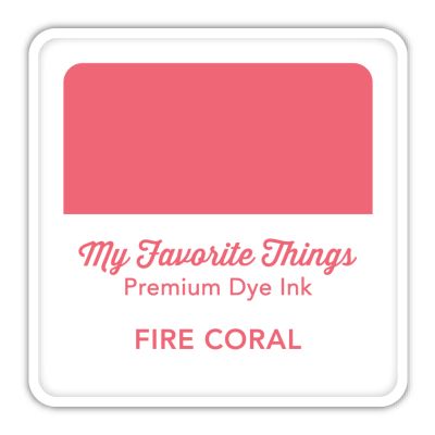 MFT Premium Dye Ink Cube - Fire Coral