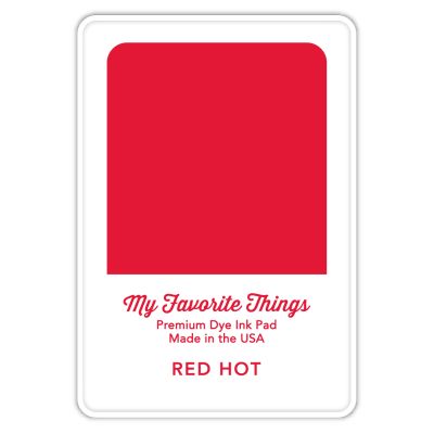 MFT Premium Dye Ink Pad - Red Hot